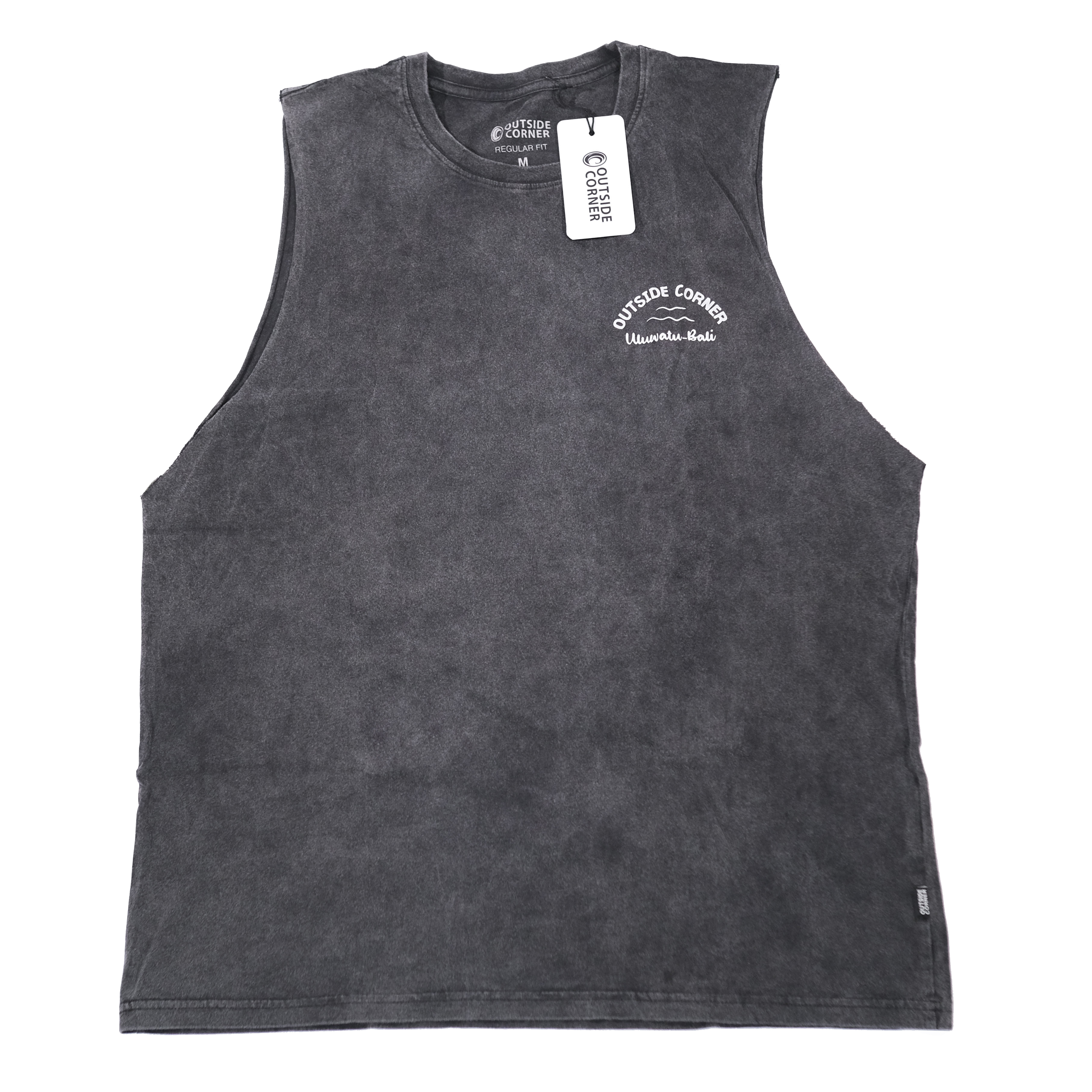 Outside Corner Muscle Tee OC Icon – Vintage Washed Look