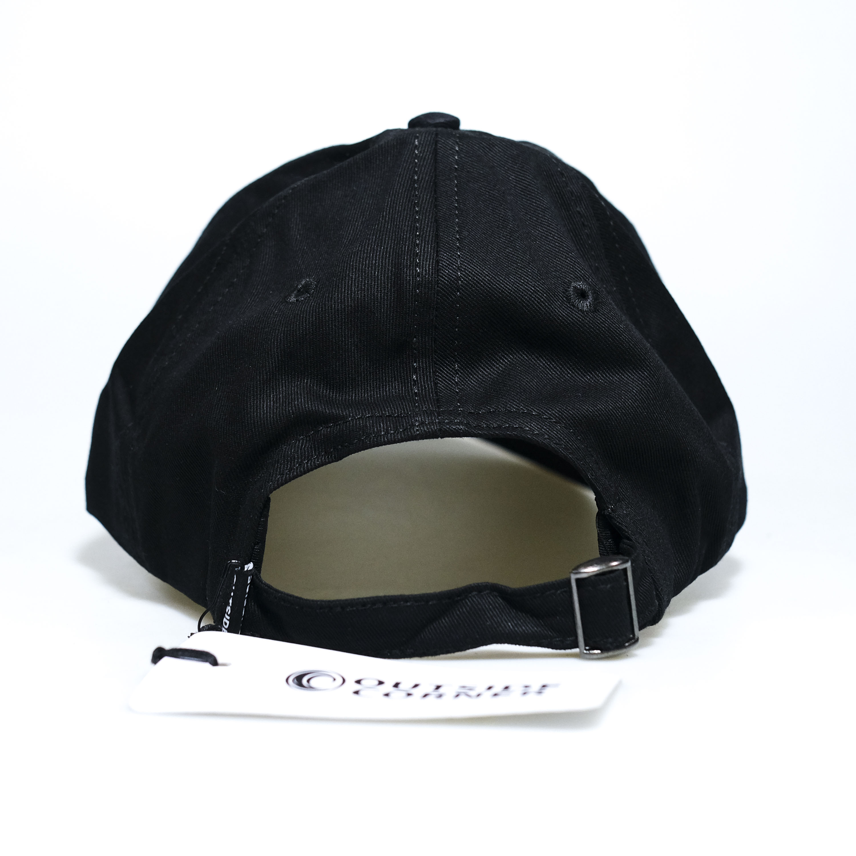 Outside Corner Dad Cap Black – Classic & Timeless Headwear