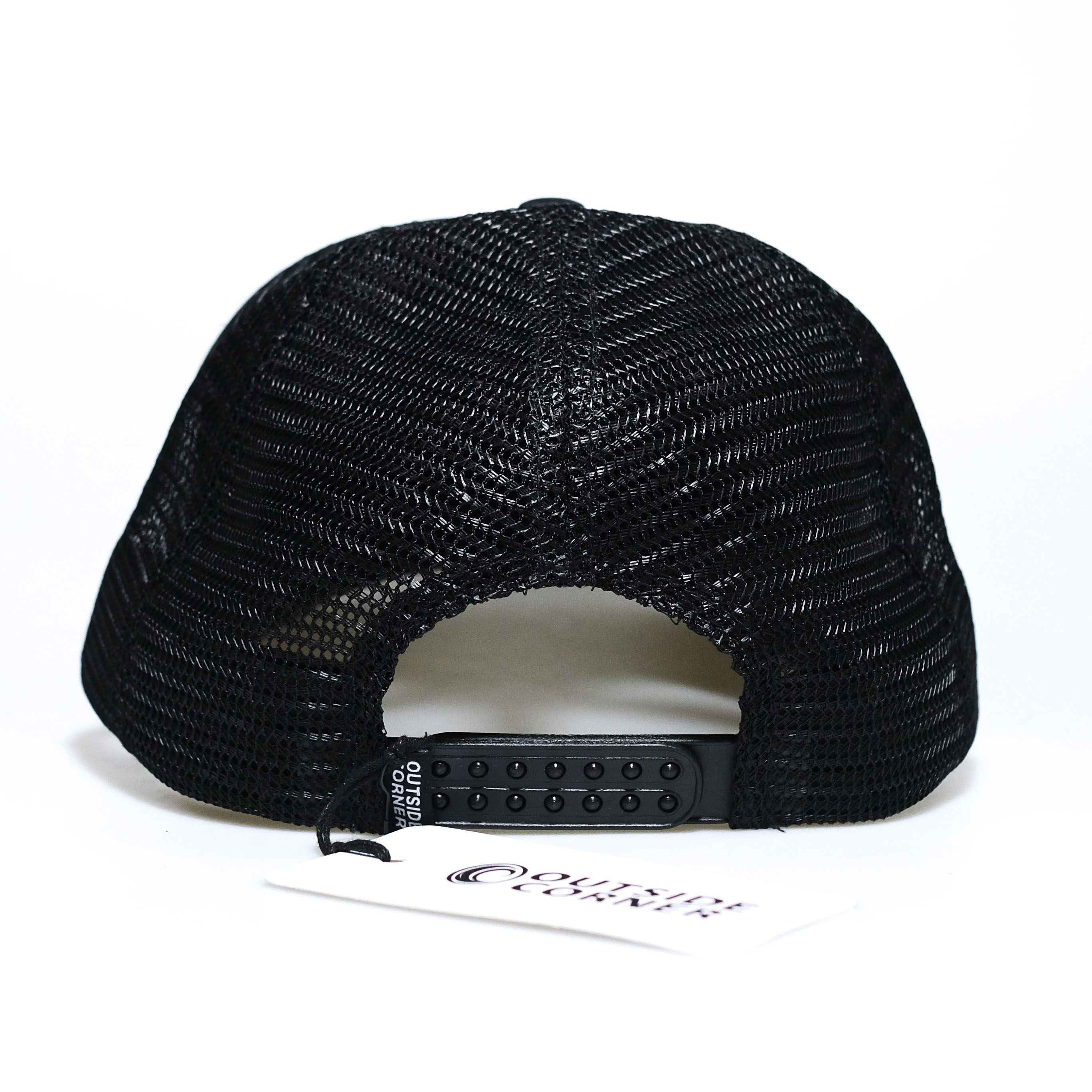 Outside Corner Trucker Cap Black – Classic & Timeless Headwear