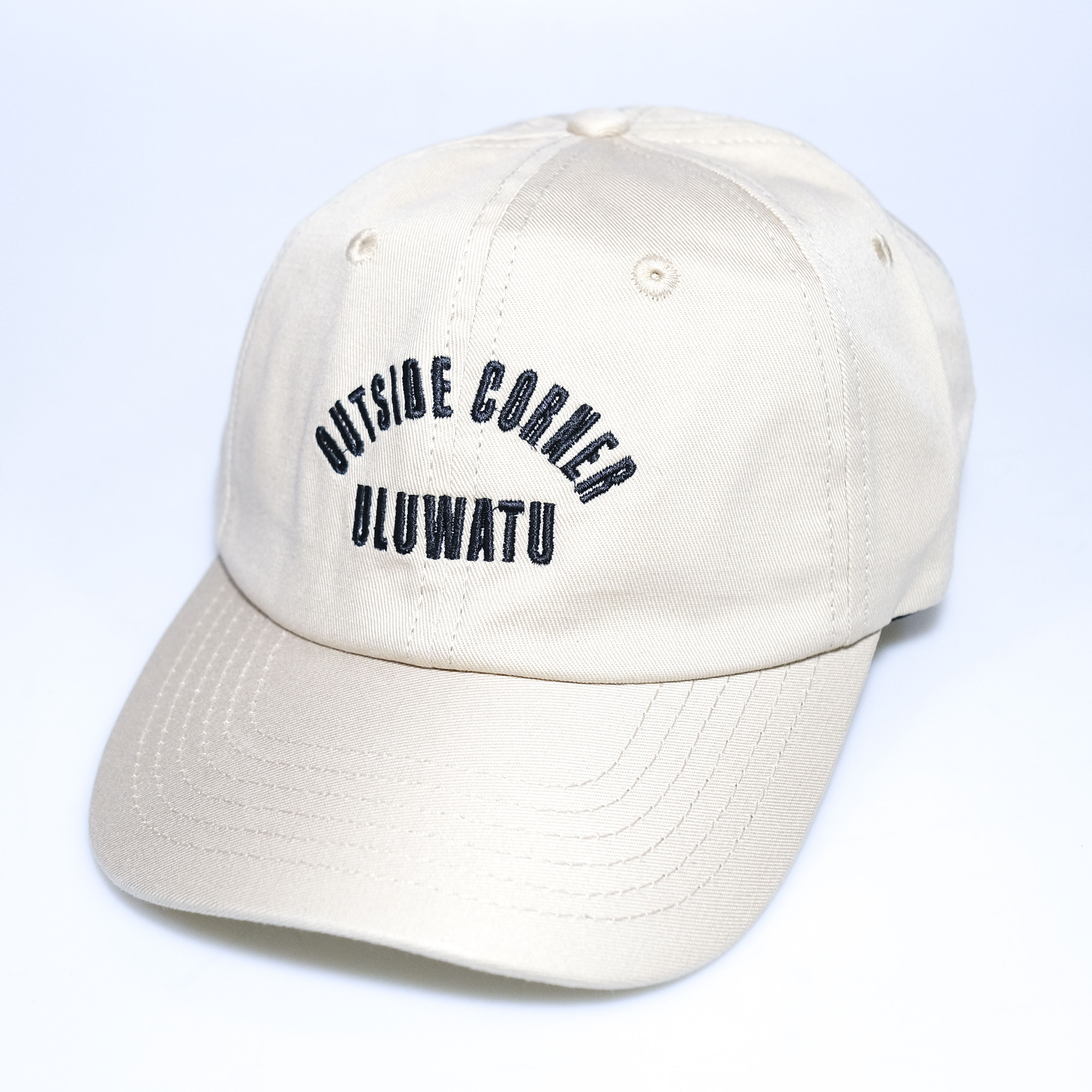 Outside Corner Dad Cap Cream – Classic & Minimalist Headwear
