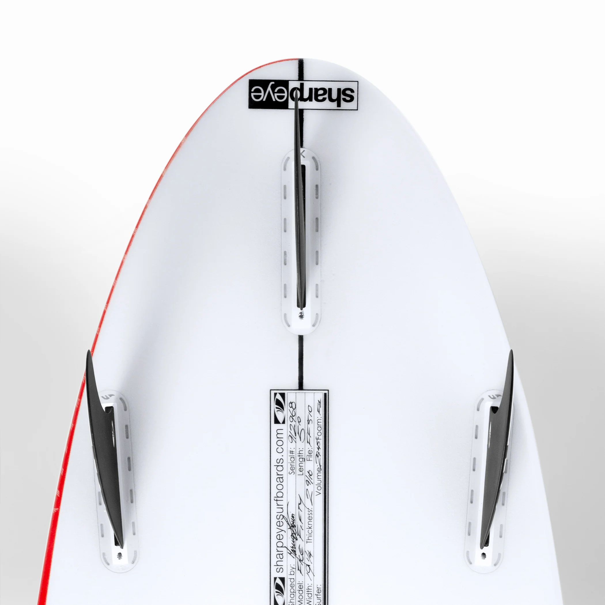 SharpEye Surfboards FF Red Rail