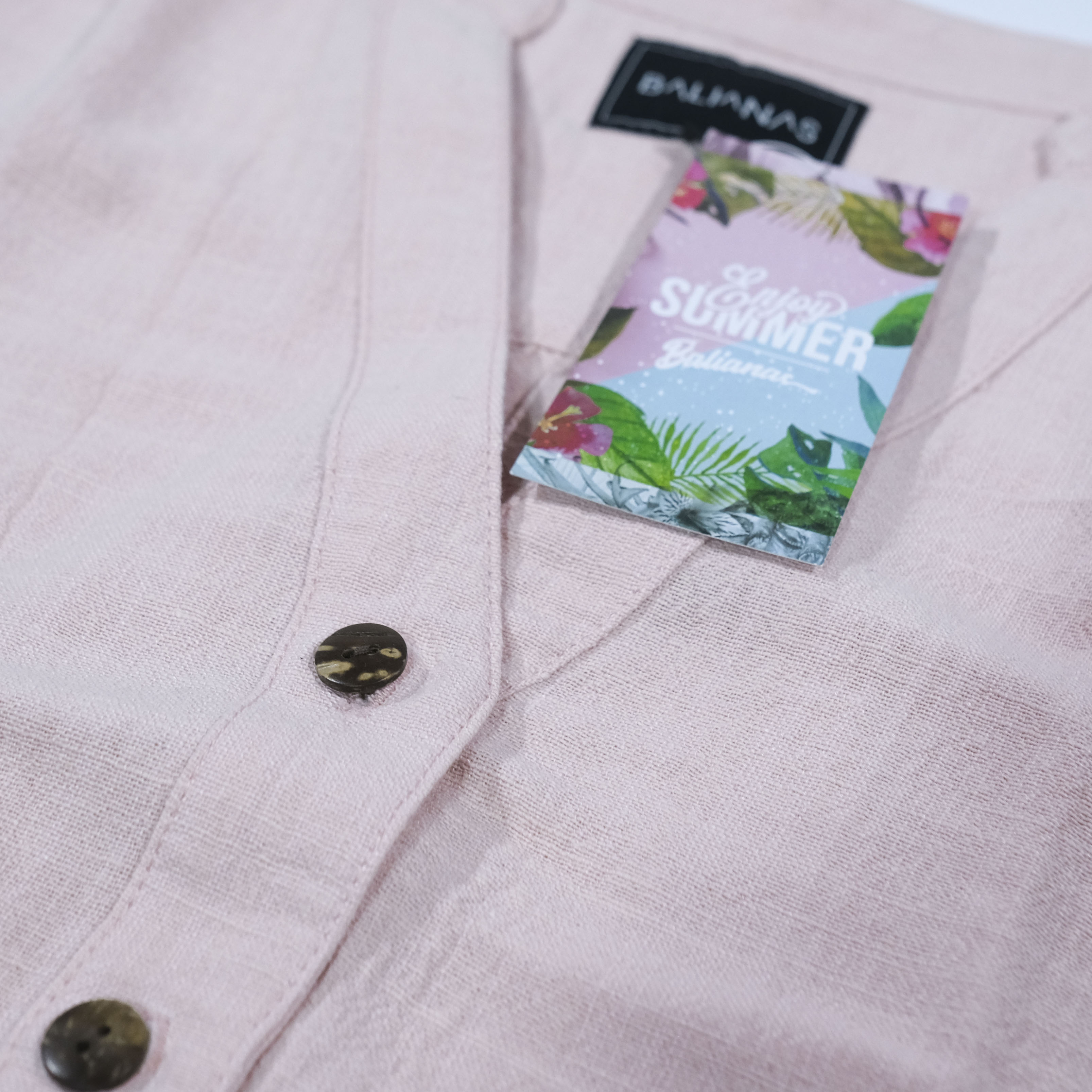 Blouse Button Pink