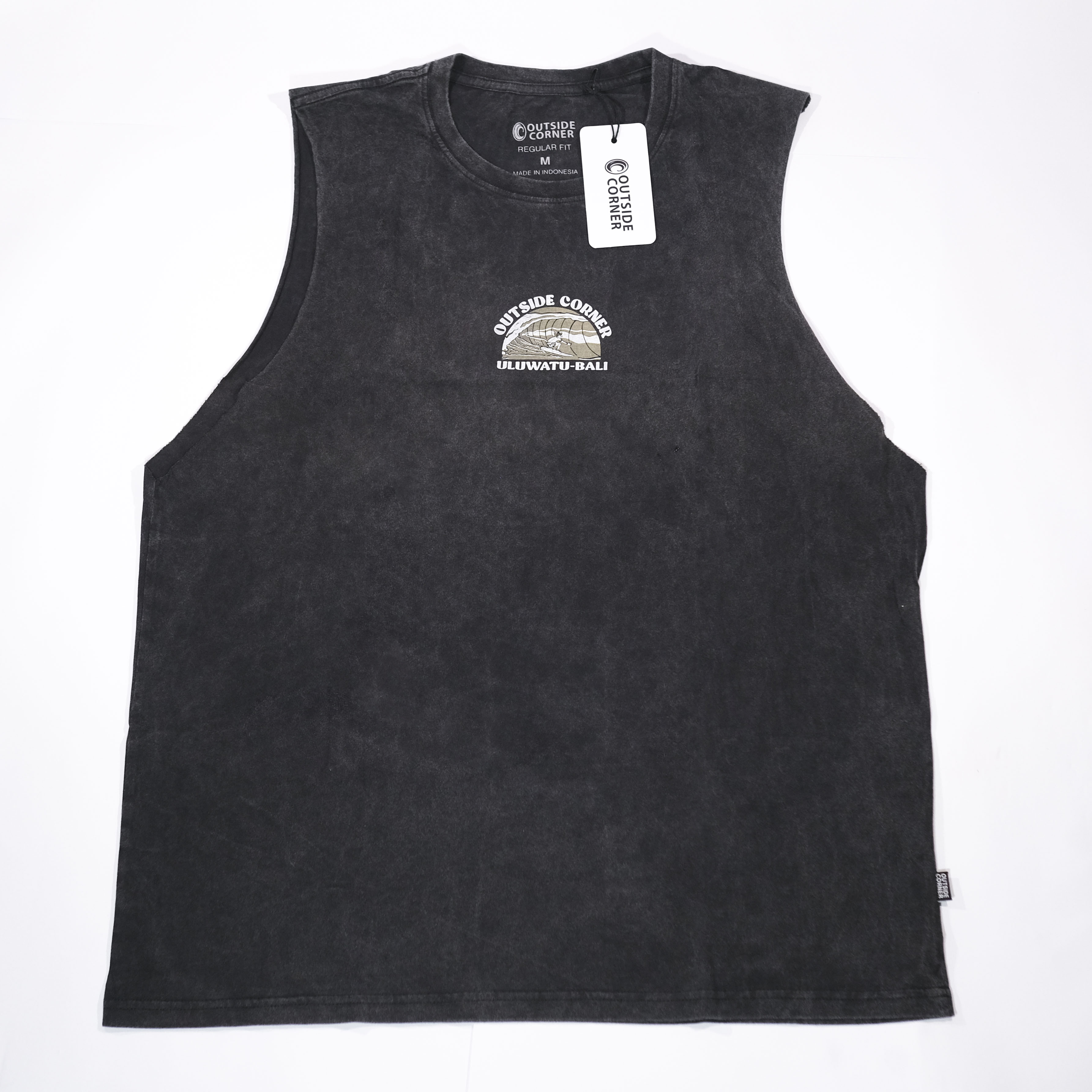 Outside Corner Hanoman Muscle Tee – Vintage Washed Look